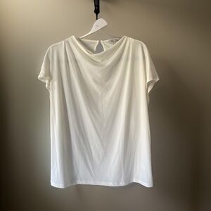 H&M dress blouse in color ivory